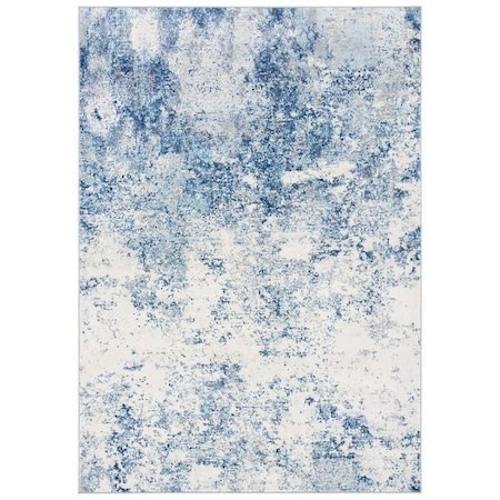 Safavieh 9 x 12 ft. Brentwood Contemporary Rectangle Power Loomed RugIvory & Navy BNT822B-9